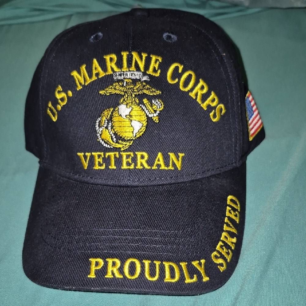 U.S. Marine Corps Veteran Black Hat